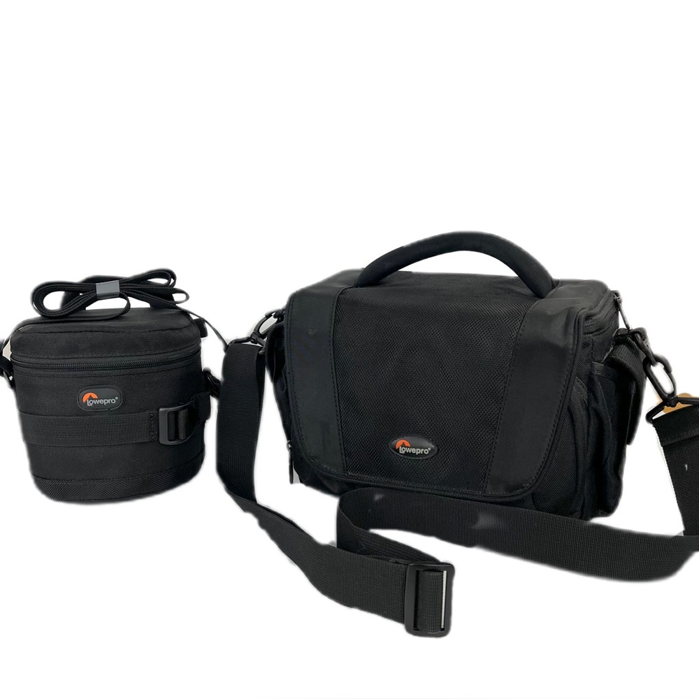 Lowepro Camera and Lens Case Lot SLR and 11x11cm Black Photography Storage Hobby